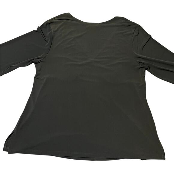 Vintage Y2K IN Studios Brown Beaded Top Size 1X - Picture 5 of 5